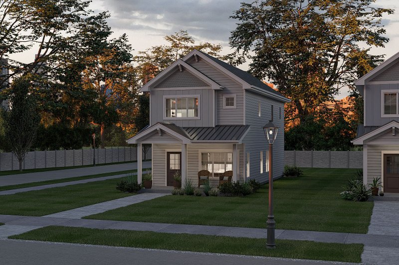Home Plan - Exterior - Other Elevation 2 for Craftsman House Plan #455-719 - 3 bed, 2.5 bath