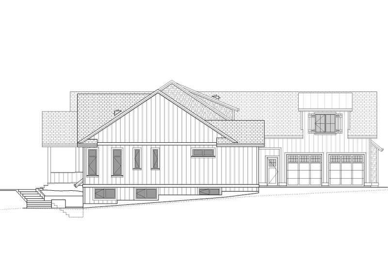 Home Plan - Exterior - Other Elevation 1 for Farmhouse House Plan #1086-14 - 4 bed, 3.5 bath