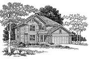 Traditional Style House Plan - 4 Beds 2.5 Baths 2153 Sq/Ft Plan #70-317 