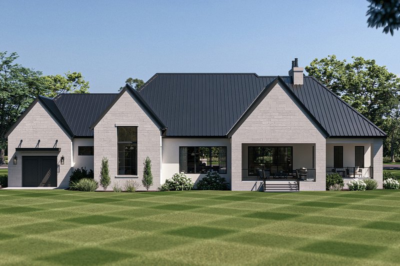 Architectural House Design - Exterior - Other Elevation 3 for Contemporary House Plan #455-798 - 3 bed, 2.5 bath