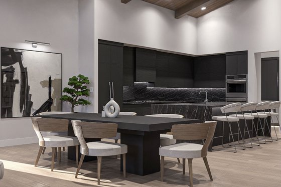 Interior - Dining Room 1 for Modern House Plan #455-560 - 3 bed, 2 bath