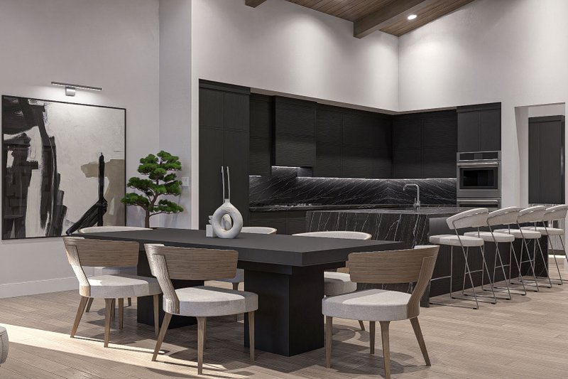 Architectural House Design - Interior - Dining Room 1 for Modern House Plan #455-560 - 3 bed, 2 bath