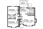 House Plan - 2 Beds 1 Baths 1399 Sq/Ft Plan #100-409 