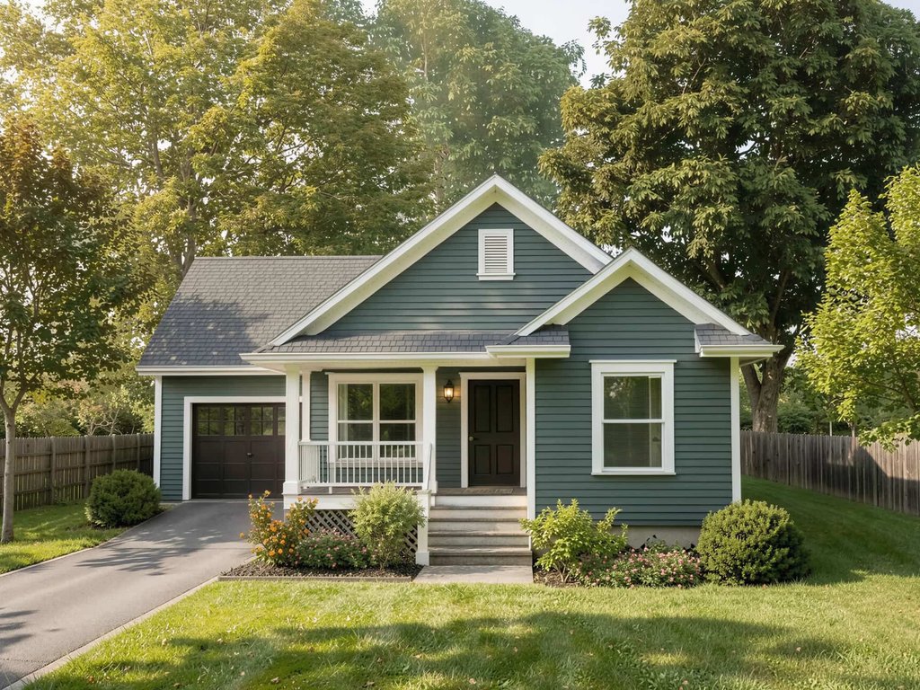 Exterior - Front Elevation 2 for Farmhouse House Plan #79-333 - 4 bed, 2 bath