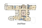 Mediterranean Style House Plan - 5 Beds 5.5 Baths 8001 Sq/Ft Plan #548-5 