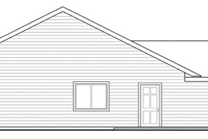 Exterior - Other Elevation for Ranch House Plan #124-855 - 3 bed, 2 bath