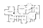 European Style House Plan - 4 Beds 3.5 Baths 4213 Sq/Ft Plan #48-617 