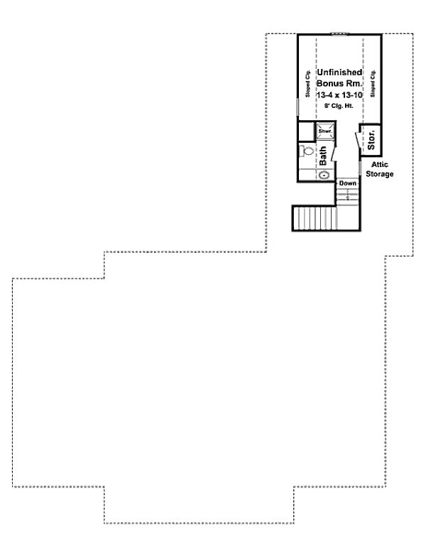 Home Plan - Southern Floor Plan - Other Floor Plan #21-305