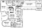 Mediterranean Style House Plan - 3 Beds 2.5 Baths 3202 Sq/Ft Plan #117-523 