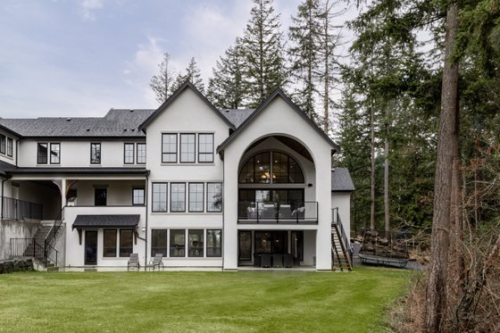 Exterior - Rear Elevation 1 for European House Plan #1114-12 - 6 bed, 4.5 bath