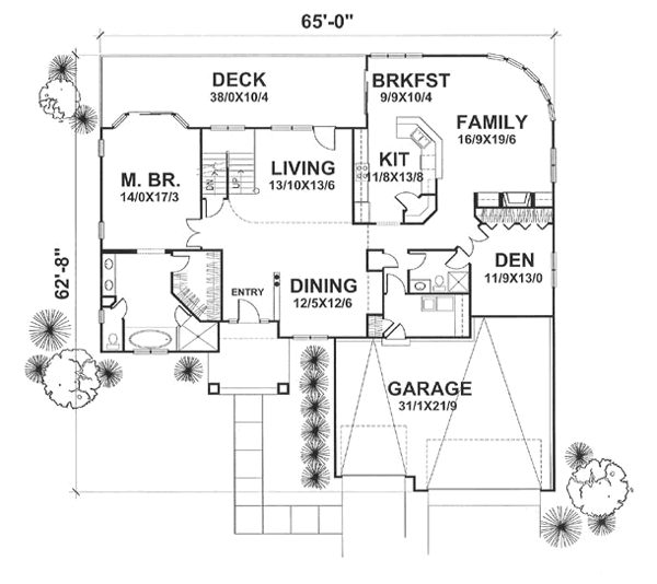 Floor Plan - Main Floor Plan #50-112