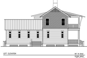Exterior - Other Elevation for Beach House Plan #443-1 - 3 bed, 4 bath