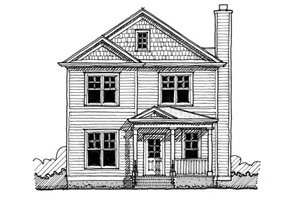 Traditional Exterior - Front Elevation Plan #483-1