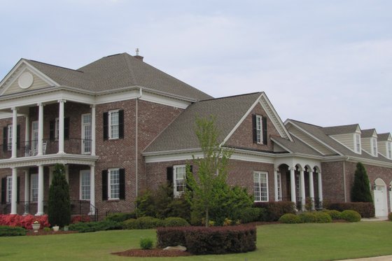 Exterior - Front Elevation 3 for Classical House Plan #137-157 - 5 bed, 4 bath