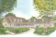 Country Style House Plan - 3 Beds 3 Baths 3389 Sq/Ft Plan #140-160 