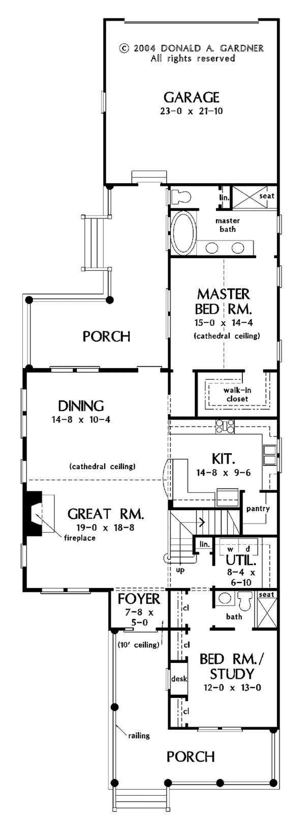House Design - Country Floor Plan - Main Floor Plan #929-719