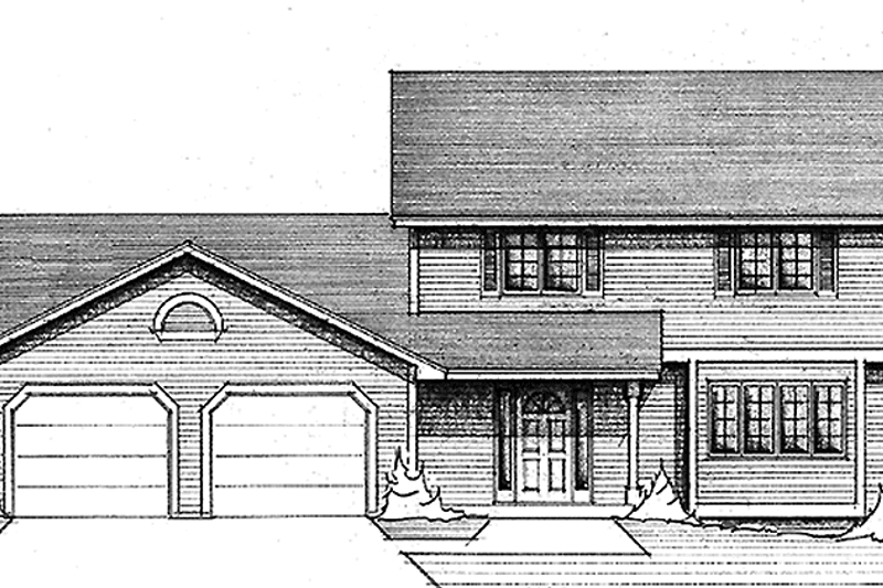 Home Plan - Colonial Exterior - Front Elevation Plan #51-809
