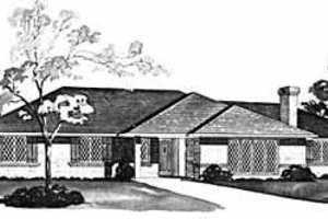 Modern Exterior - Front Elevation Plan #36-386