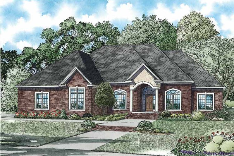 Home Plan - Country Exterior - Front Elevation Plan #17-3364