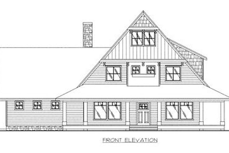 Dream House Plan - Exterior - Other Elevation for Country House Plan #117-536 - 3 bed, 2.5 bath