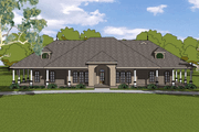 Southern Style House Plan - 3 Beds 3 Baths 2255 Sq/Ft Plan #8-198 