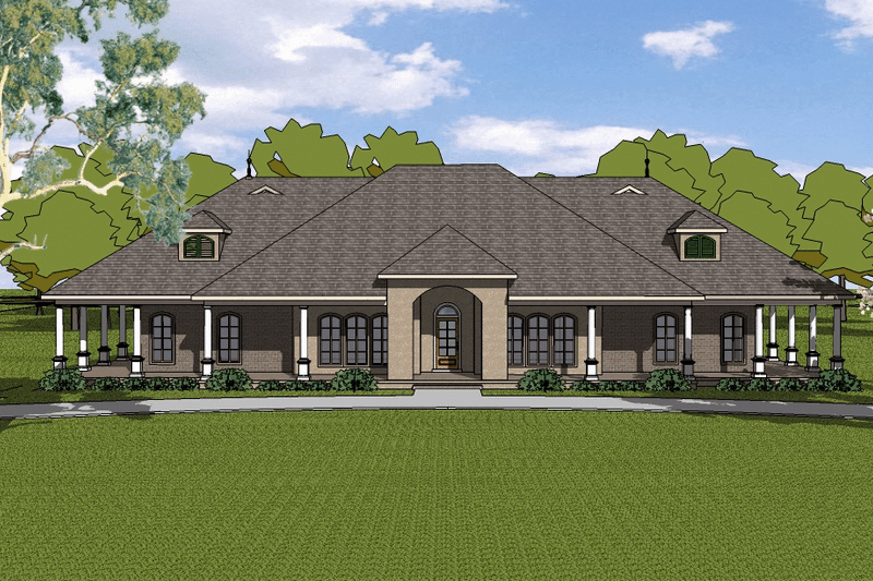 Southern Style House Plan - 3 Beds 3 Baths 2255 Sq/Ft Plan #8-198