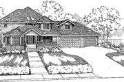 Victorian Style House Plan - 4 Beds 3 Baths 2566 Sq/Ft Plan #60-1013 