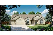 Traditional Style House Plan - 3 Beds 2 Baths 1587 Sq/Ft Plan #58-213 