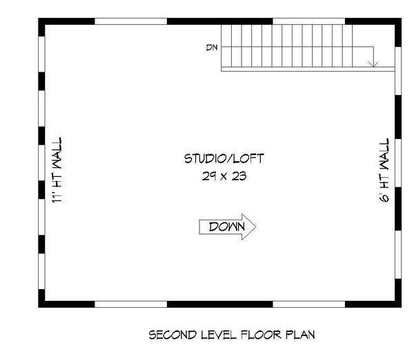 Home Plan - Contemporary Floor Plan - Upper Floor Plan #932-193