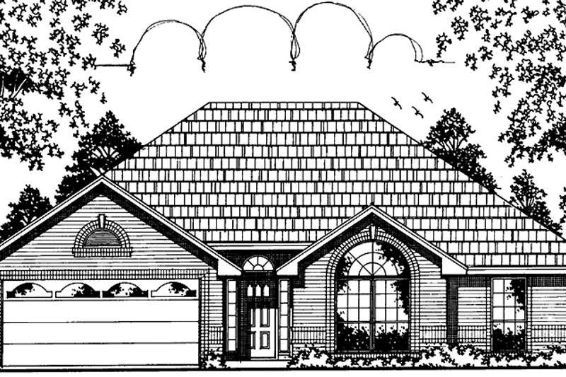 Dream House Plan - Country Exterior - Front Elevation Plan #42-678