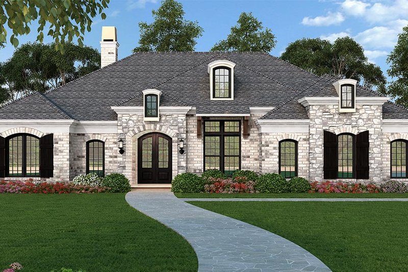 Home Plan - Cottage Exterior - Front Elevation Plan #119-435
