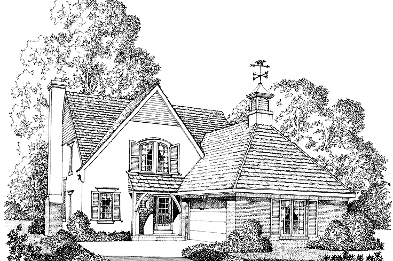Home Plan - Country Exterior - Front Elevation Plan #1016-67