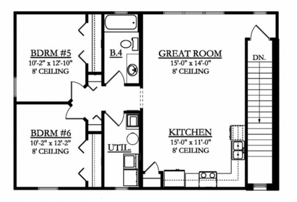 House Plan Design - Mediterranean Floor Plan - Upper Floor Plan #1058-81