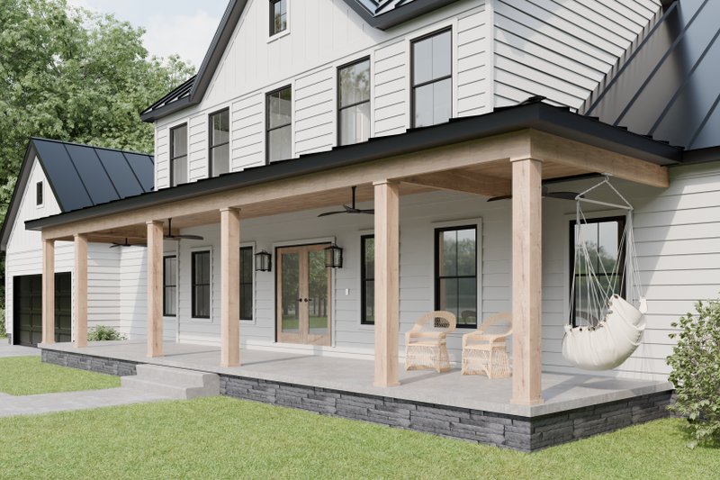 House Blueprint - Exterior - Front Elevation 6 for Farmhouse House Plan #1089-31 - 3 bed, 2.5 bath