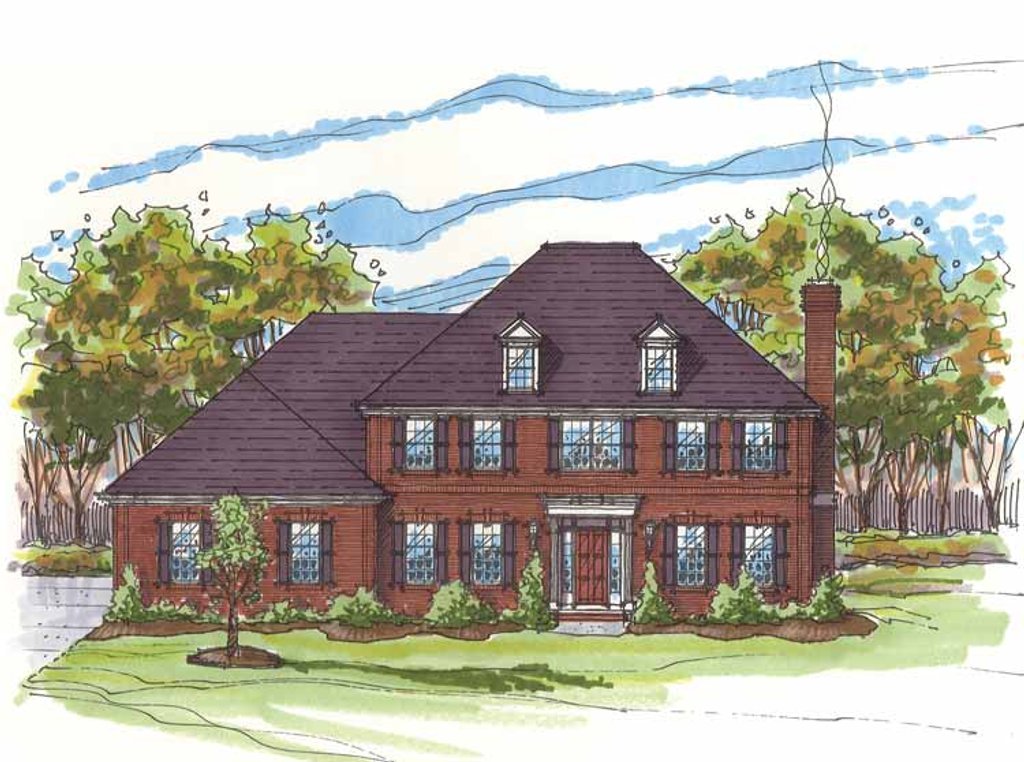 Traditional Style House Plan - 4 Beds 2.5 Baths 3235 Sq/Ft Plan #435-8 ...