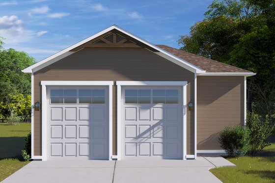 Exterior - Front Elevation 6 for Traditional House Plan #1060-231, 0 bath
