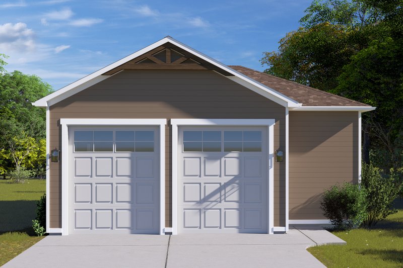 House Blueprint - Exterior - Front Elevation 6 for Traditional House Plan #1060-231, 0 bath