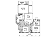 Traditional Style House Plan - 4 Beds 3.5 Baths 3371 Sq/Ft Plan #45-212 