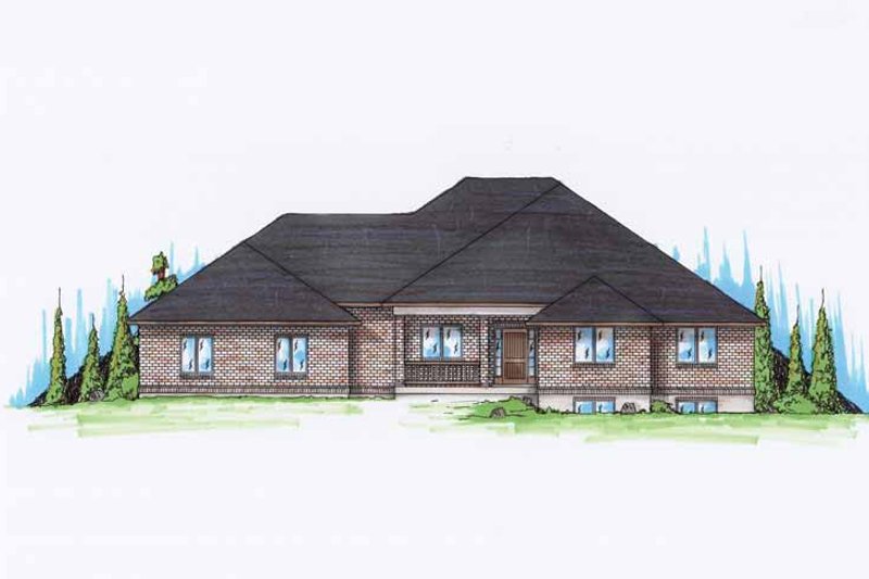 Architectural House Design - Traditional Exterior - Front Elevation Plan #945-95