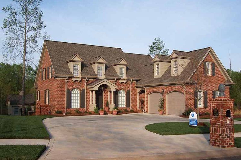 Dream House Plan - Exterior - Front Elevation 4 for Colonial House Plan #429-64 - 4 bed, 3.5 bath