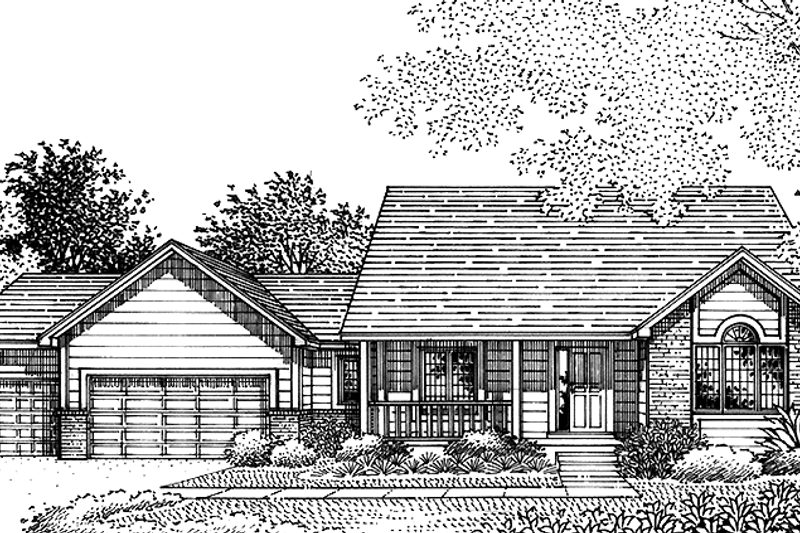Dream House Plan - Country Exterior - Front Elevation Plan #320-1456