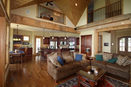 Interior - Other 1 for Ranch House Plan #54-481 - 4 bed, 3.5 bath