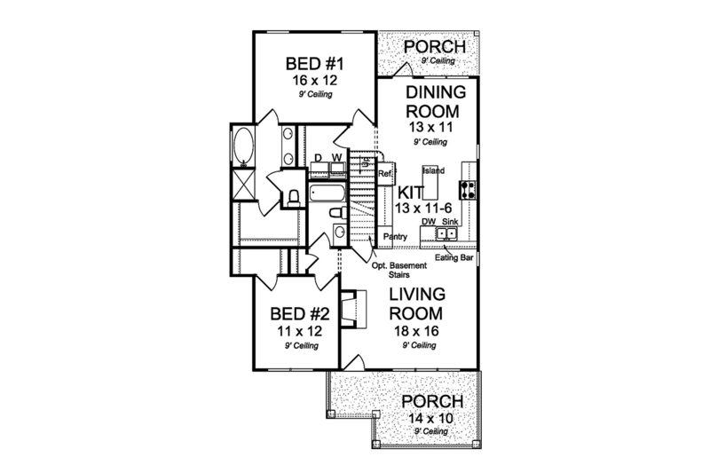 Dream House Plan - Floor Plan - Main Floor for Traditional House Plan #513-2161 - 4 bed, 4 bath