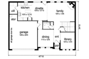 Traditional Style House Plan - 4 Beds 2.5 Baths 2550 Sq/Ft Plan #84-373 