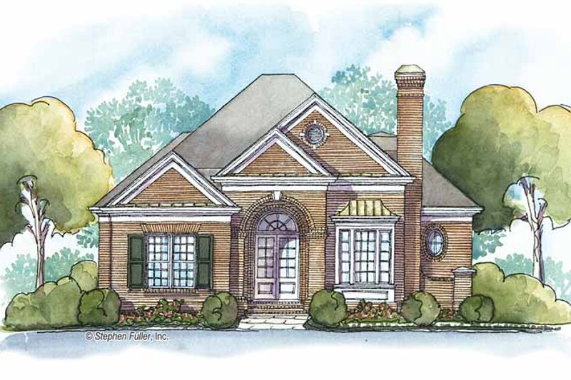 Architectural House Design - Country Exterior - Front Elevation Plan #429-385