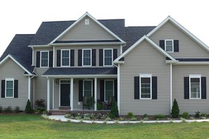 Exterior - Front Elevation 4 for Colonial House Plan #927-561 - 4 bed, 3 bath