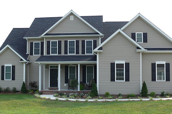 Exterior - Front Elevation 4 for Colonial House Plan #927-561 - 4 bed, 3 bath