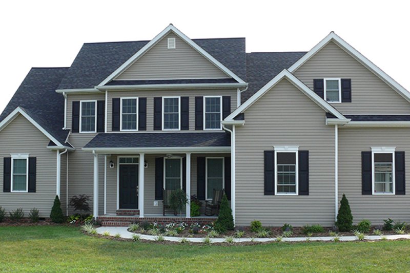 Home Plan - Exterior - Front Elevation 4 for Colonial House Plan #927-561 - 4 bed, 3 bath