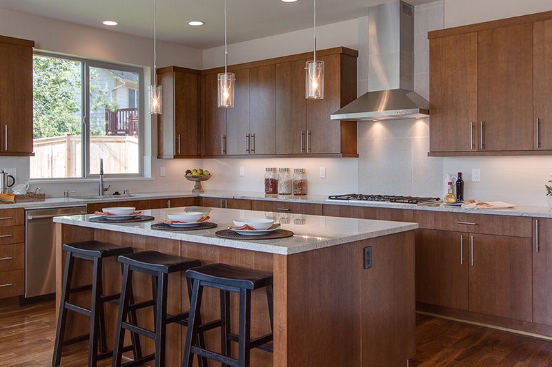 Architectural House Design - Interior - Kitchen for Contemporary House Plan #132-564 - 4 bed, 3 bath