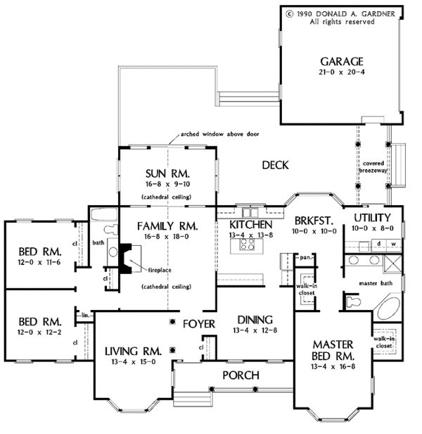 House Plan Design - Country Floor Plan - Main Floor Plan #929-123